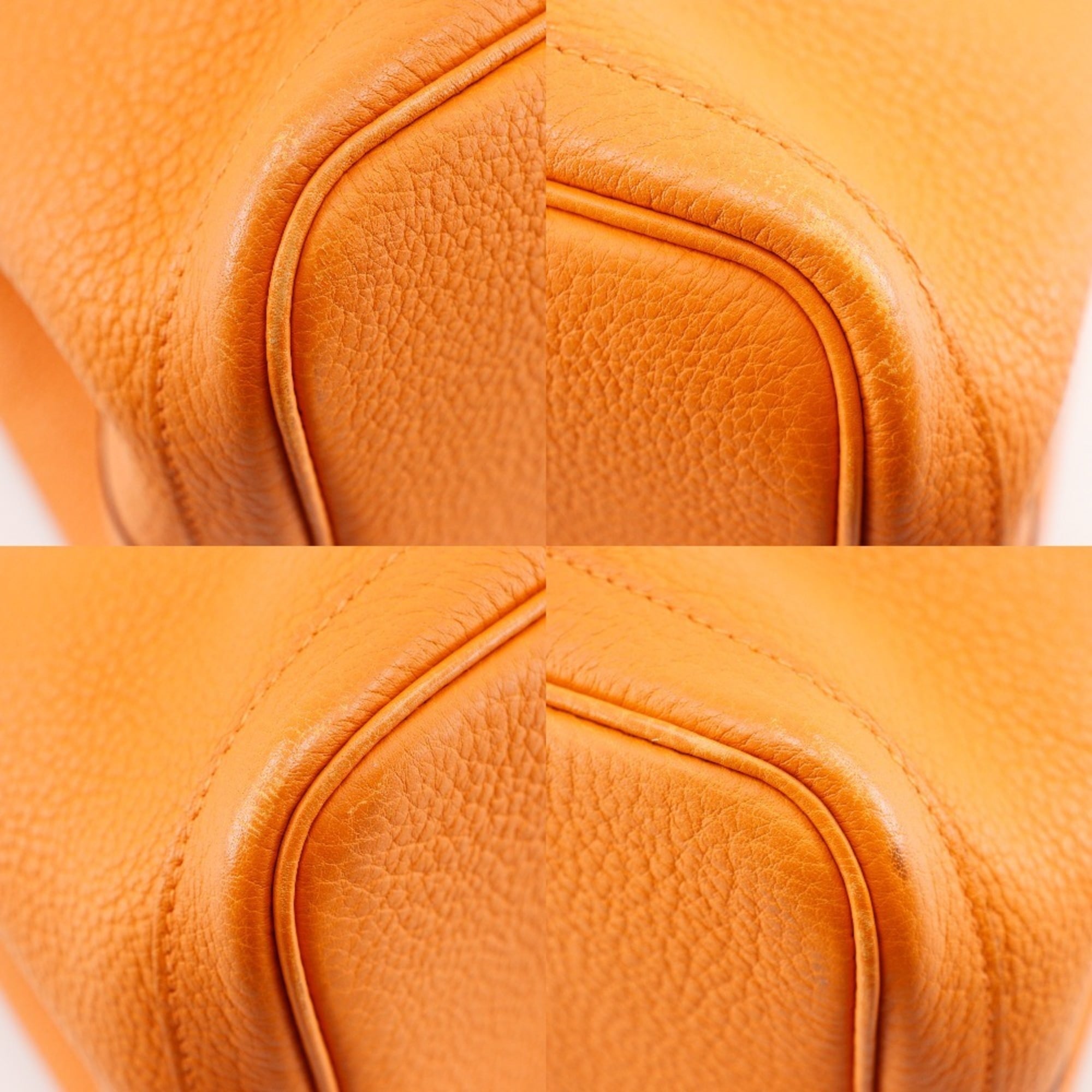 Hermes Garden Orange Negonda Leather Tote Bag (Pre-Owned)