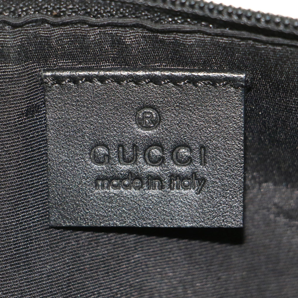 Gucci Black Gg Canvas Handbag (Pre-Owned)