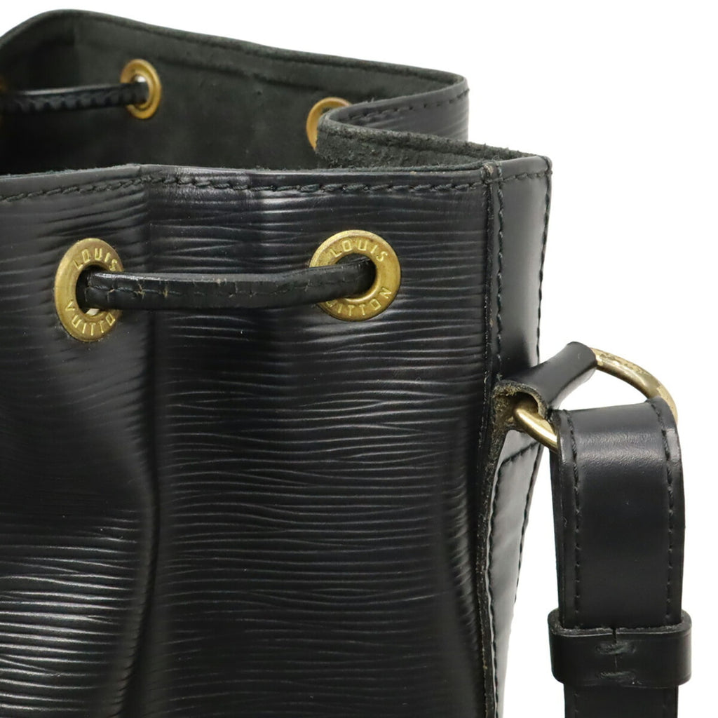 Louis Vuitton Black Noir Epi Leather Shoulder Bag (Pre-Owned)