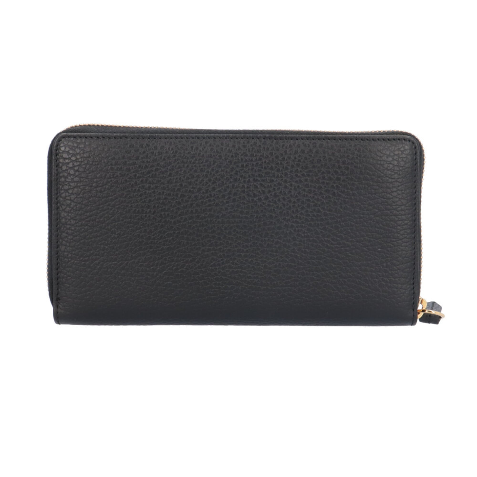 Gucci Black Leather Long Wallet (Bi-Fold) (Pre-Owned)