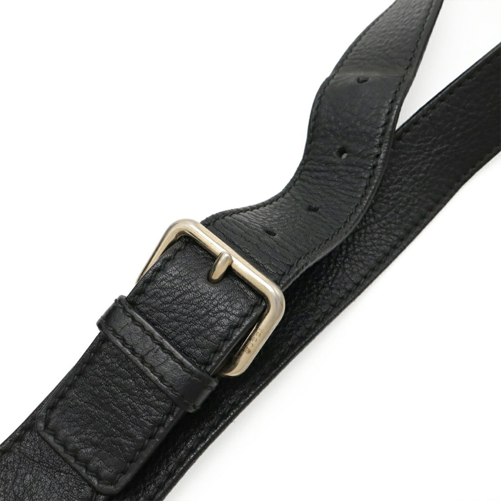 Gucci Black Leather Shoulder Bag (Pre-Owned)
