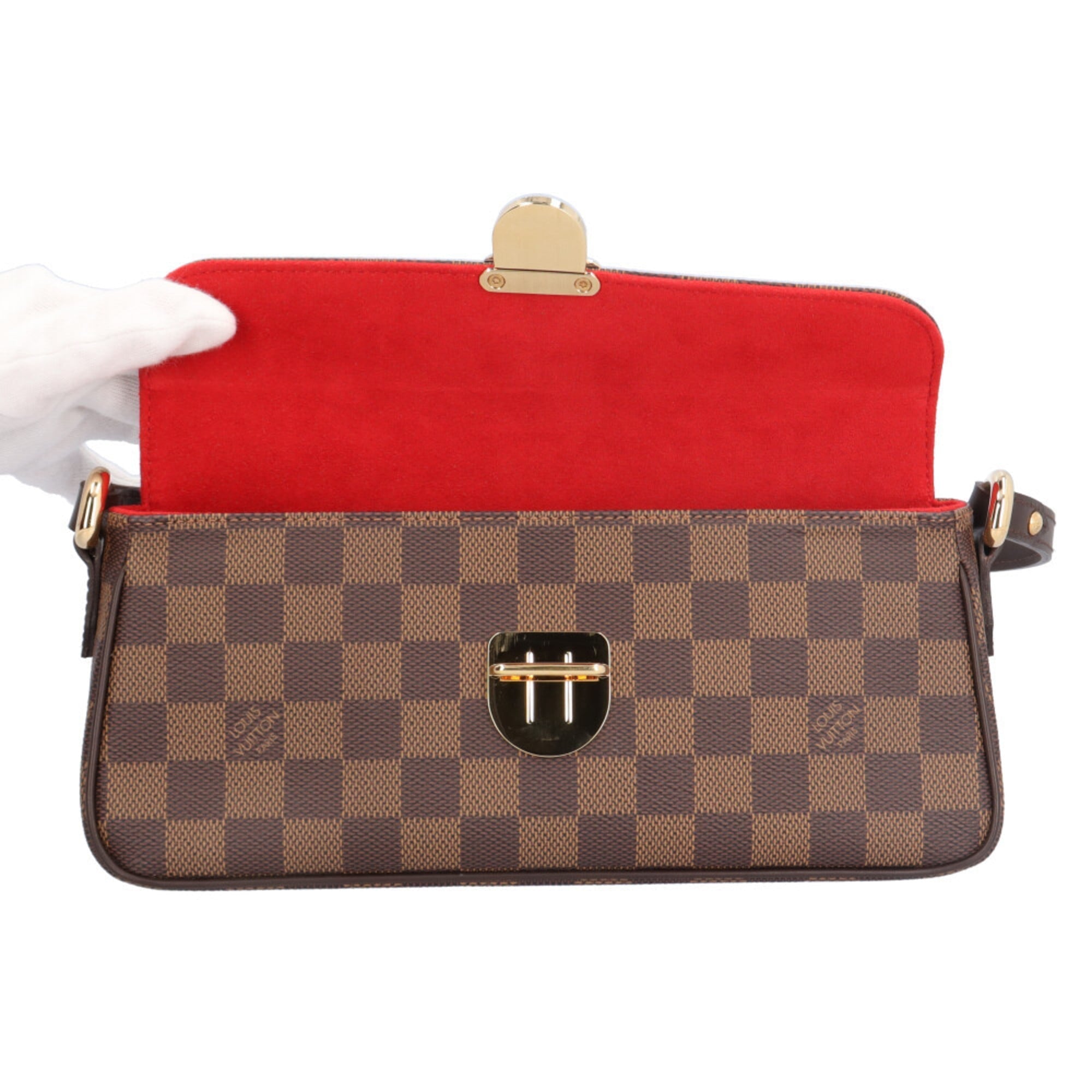 Louis Vuitton Brown Damier Canvas Shoulder Bag (Pre-Owned)