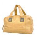 Chanel Beige Grained Calfskin Handbag (Pre-Owned)