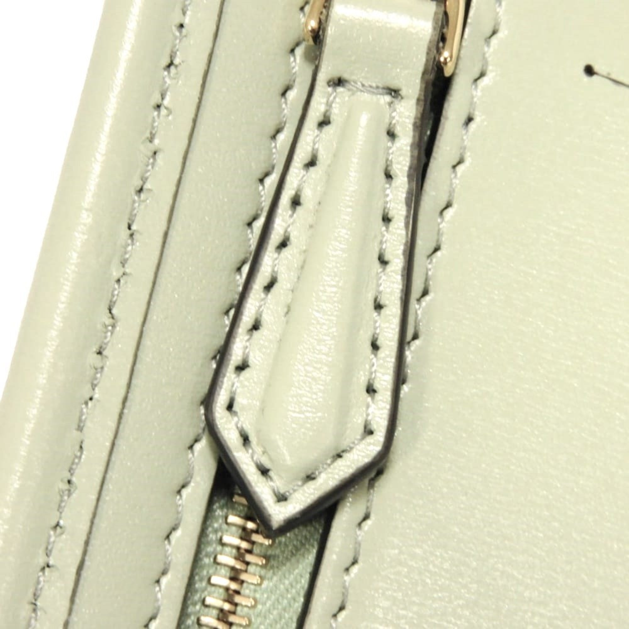 Fendi Light Green Leather Phone Wallet (Pre-Owned)