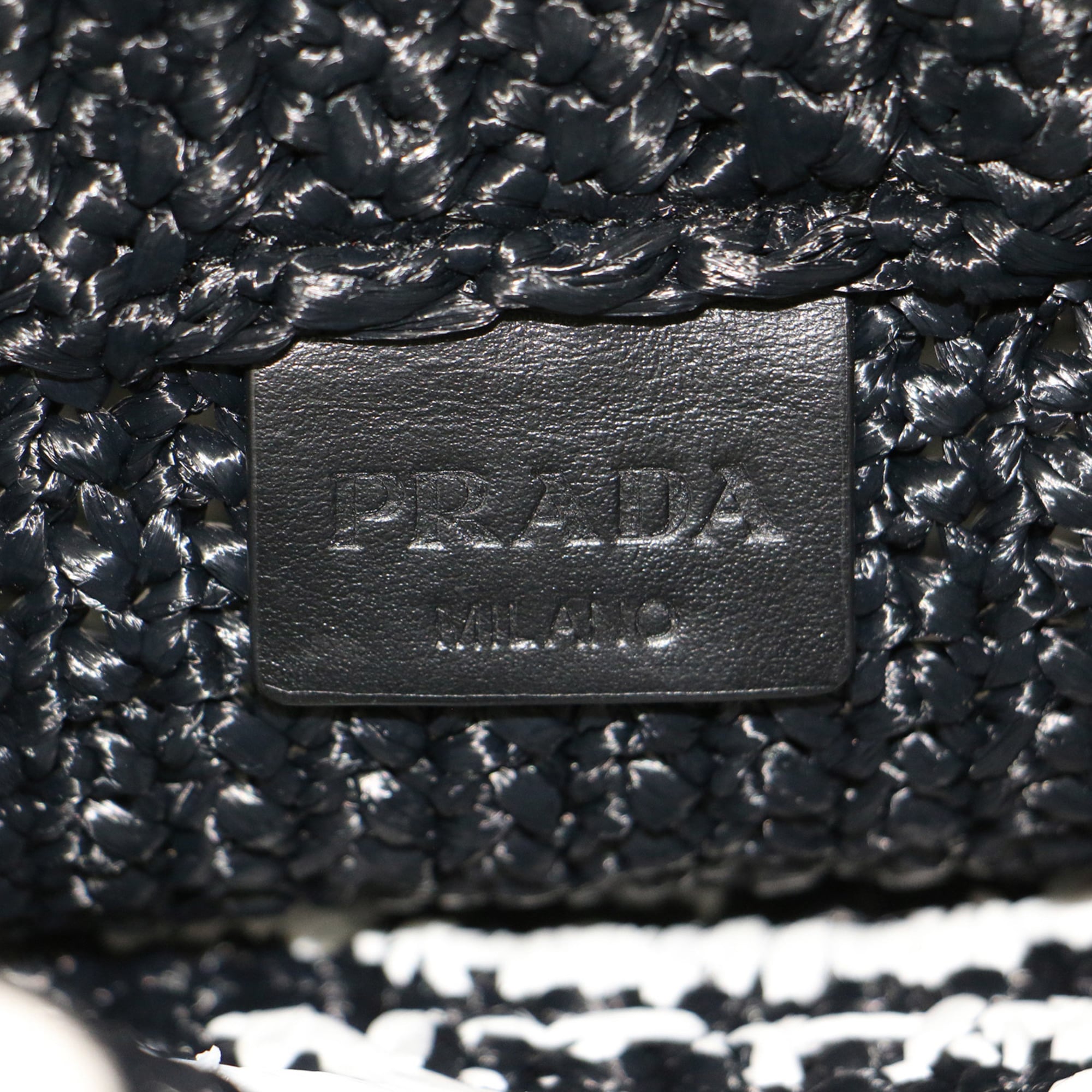 Prada Black Viscose Handbag Tote Bag (Pre-Owned)
