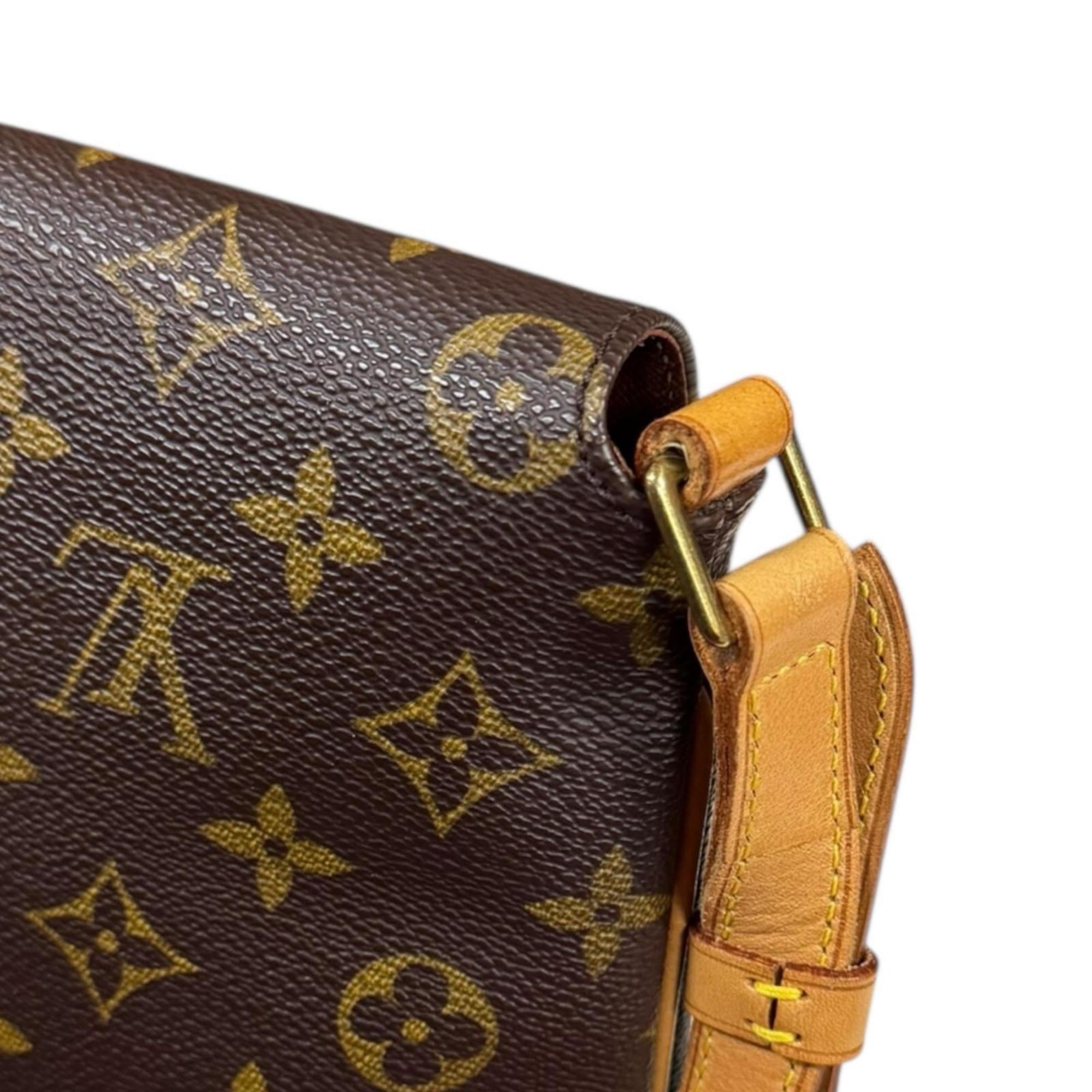Louis Vuitton Brown Monogram Canvas Shoulder Bag (Pre-Owned)