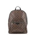 Louis Vuitton Monogram Macassar Black Brown Monogram Macassar Noir Backpack (Pre-Owned)