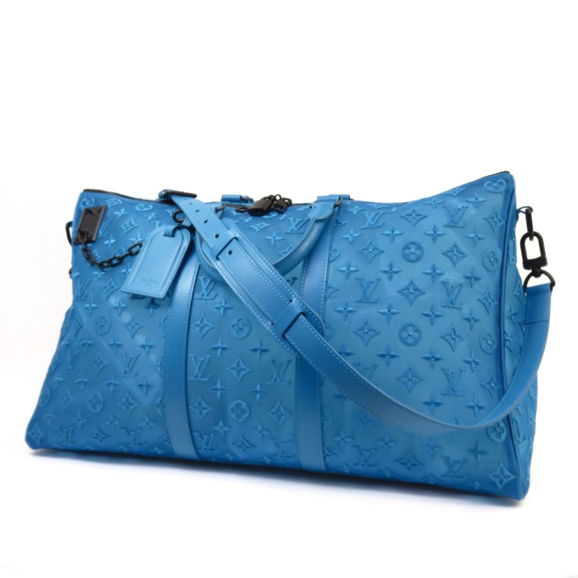 Louis Vuitton Black Turquoise Boston Bag (Pre-Owned)