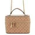 Jimmy Choo Beige Leather Handbag Vanity Bag (Pre-Owned)