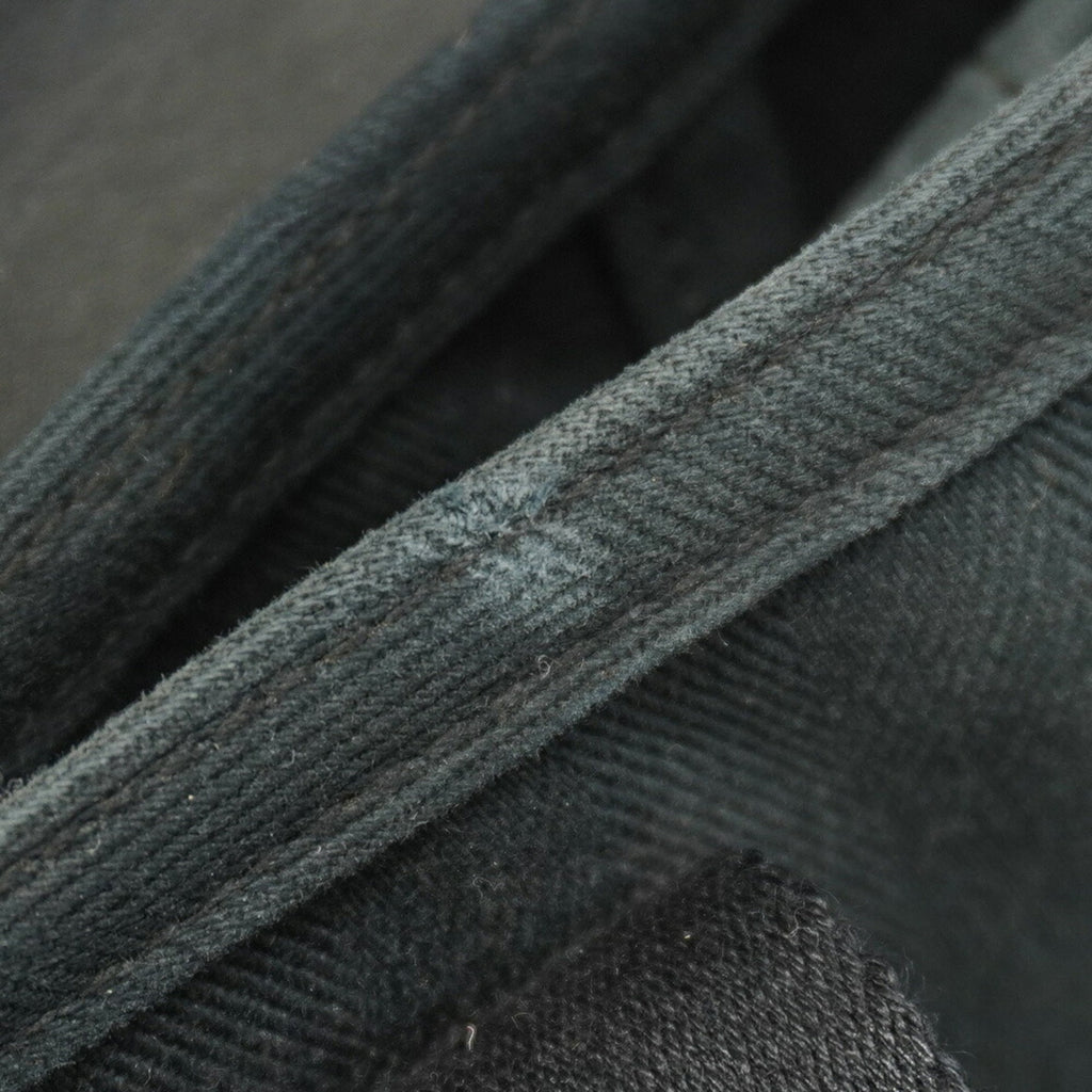 Hermes Black Toile Chevron Handbag (Pre-Owned)