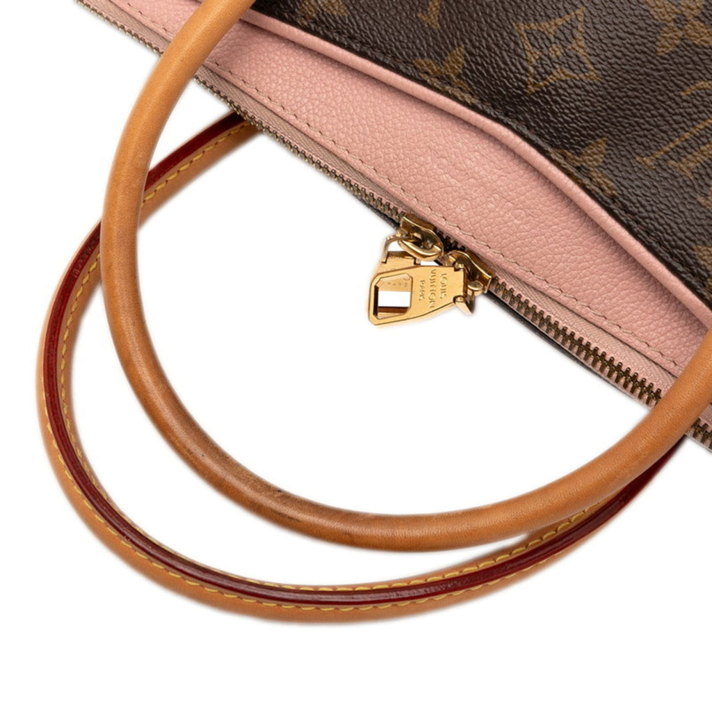 Louis Vuitton Brown Pvc Leather Handbag Shoulder Bag (Pre-Owned)