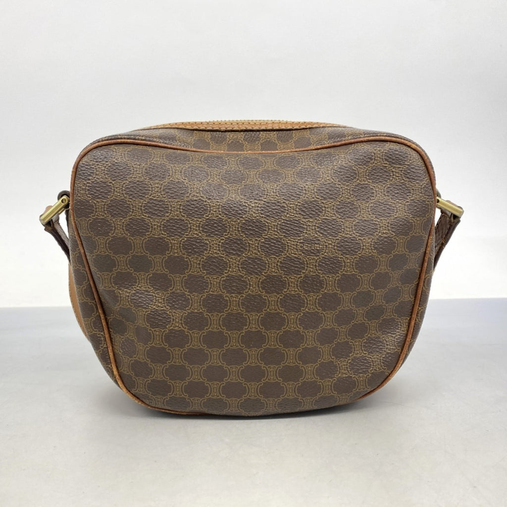 Celine Brown Pvc Shoulder Bag (Pre-Owned)