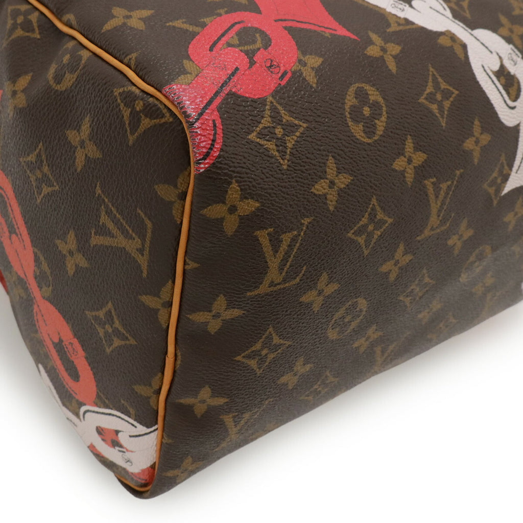 Louis Vuitton Monogram Brown Pink Monogram Handbag (Pre-Owned)