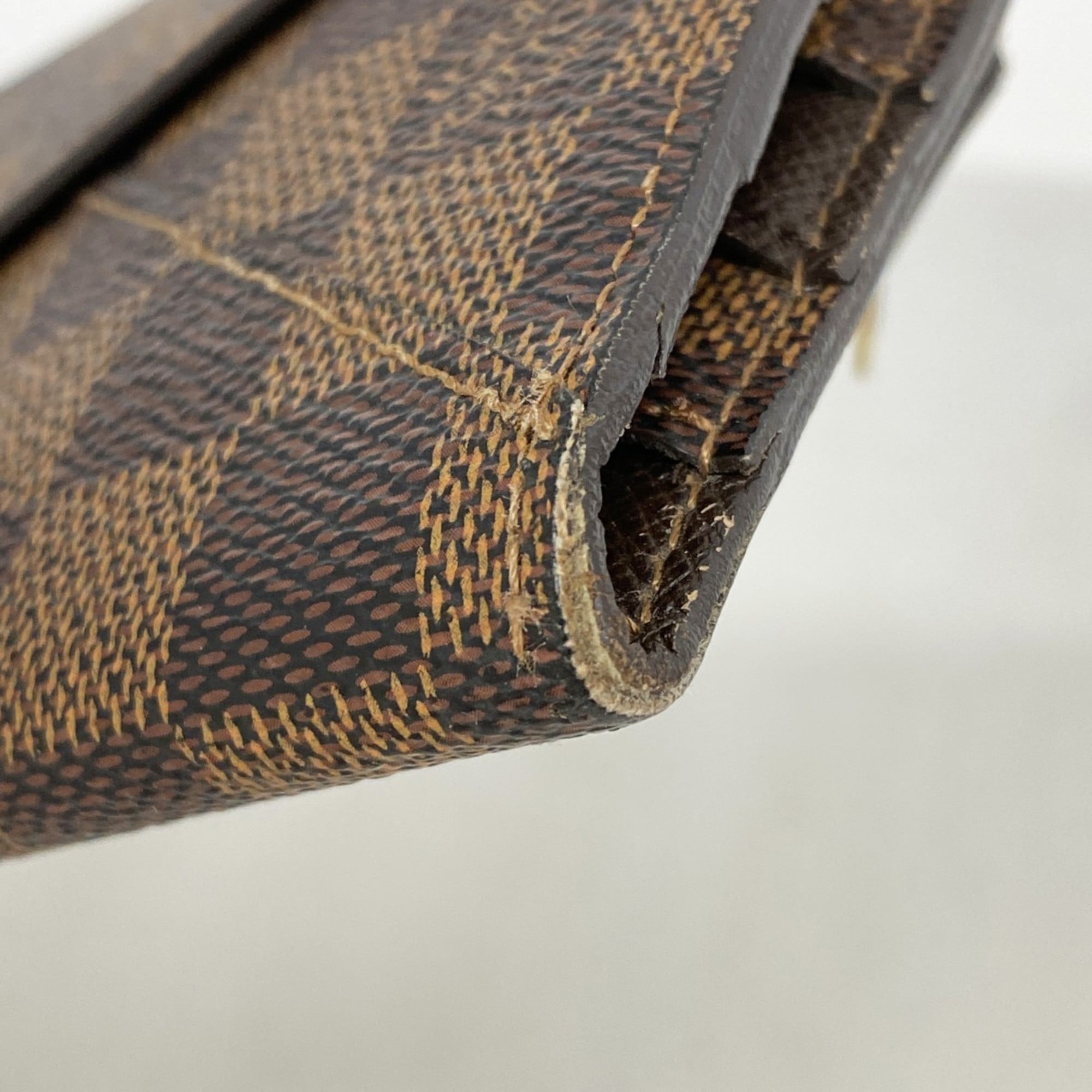 Louis Vuitton Ebene Long Wallet (Bi-Fold) (Pre-Owned)