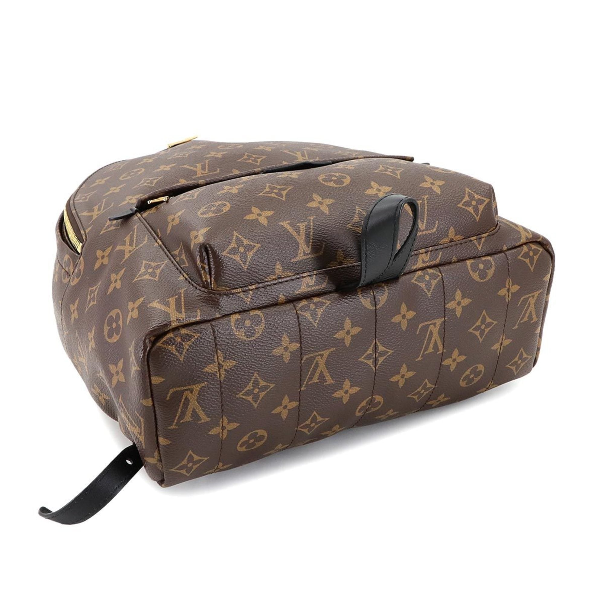 Louis Vuitton Brown Monogram Noir Monogram Leather Backpack (Pre-Owned)