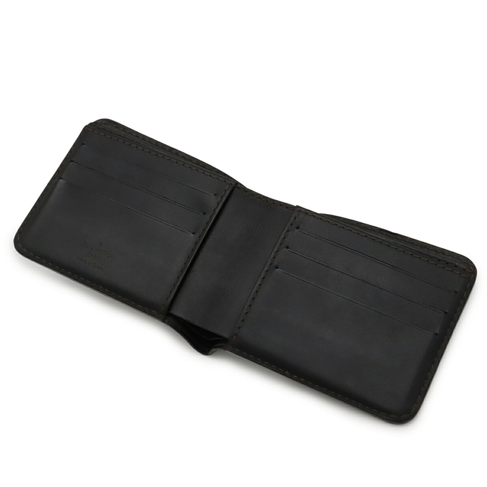 Louis Vuitton Brown Coffee Utah Leather Wallet (Bi-Fold) (Pre-Owned)
