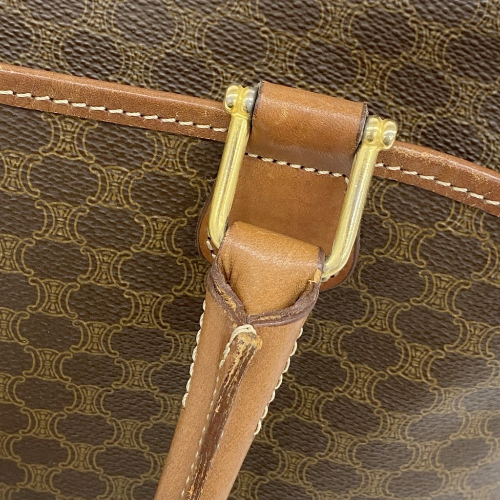 Celine Brown Pvc Handbag (Pre-Owned)