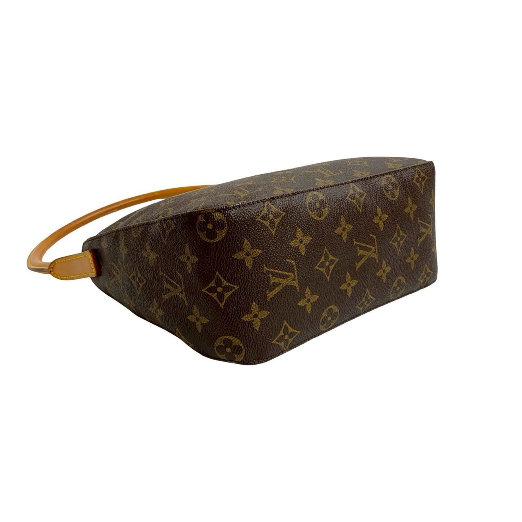Louis Vuitton Brown Leather Pvc Shoulder Bag Tote Bag (Pre-Owned)