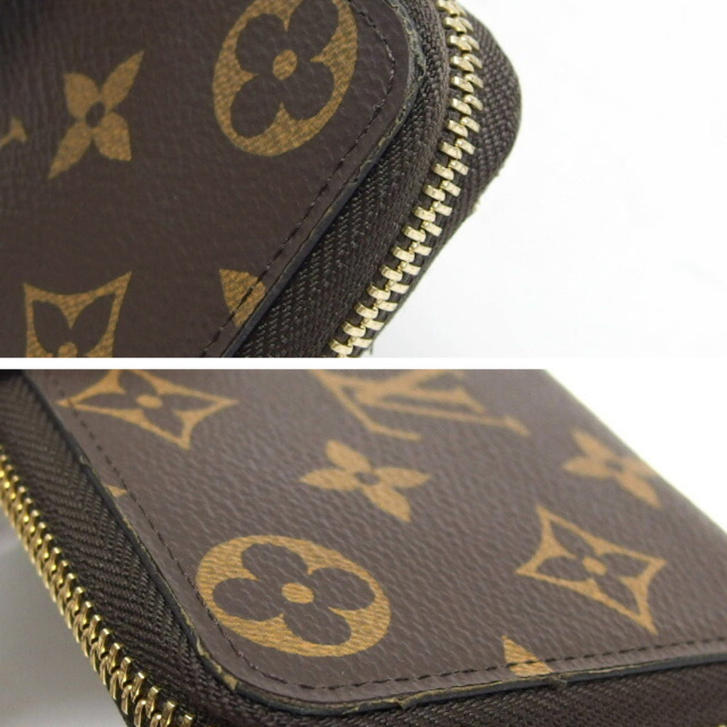 Louis Vuitton Brown Pink Rose Ballerine Monogram Canvas Long Wallet (Bi-Fold) (Pre-Owned)