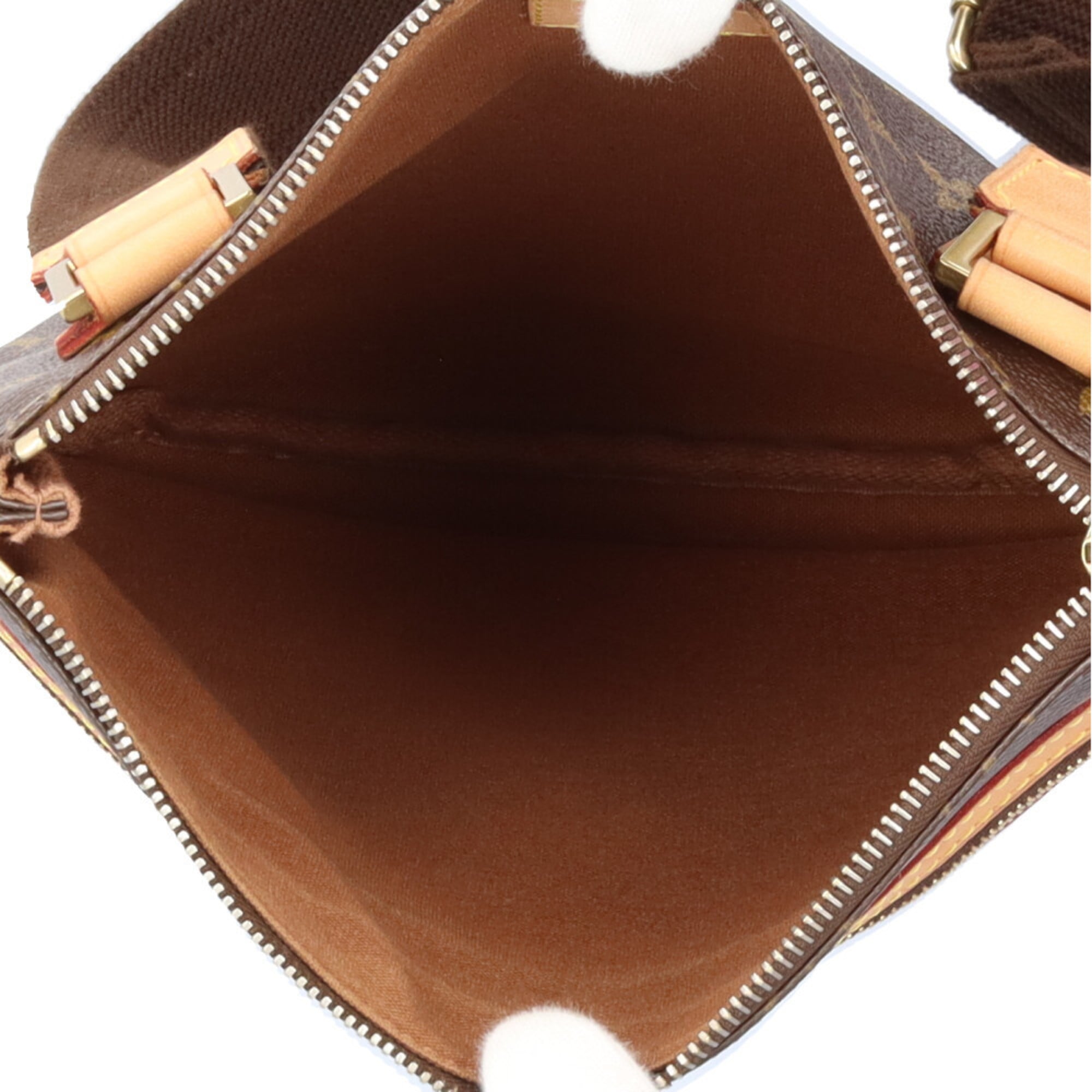 Louis Vuitton Brown Monogram Canvas Shoulder Bag (Pre-Owned)