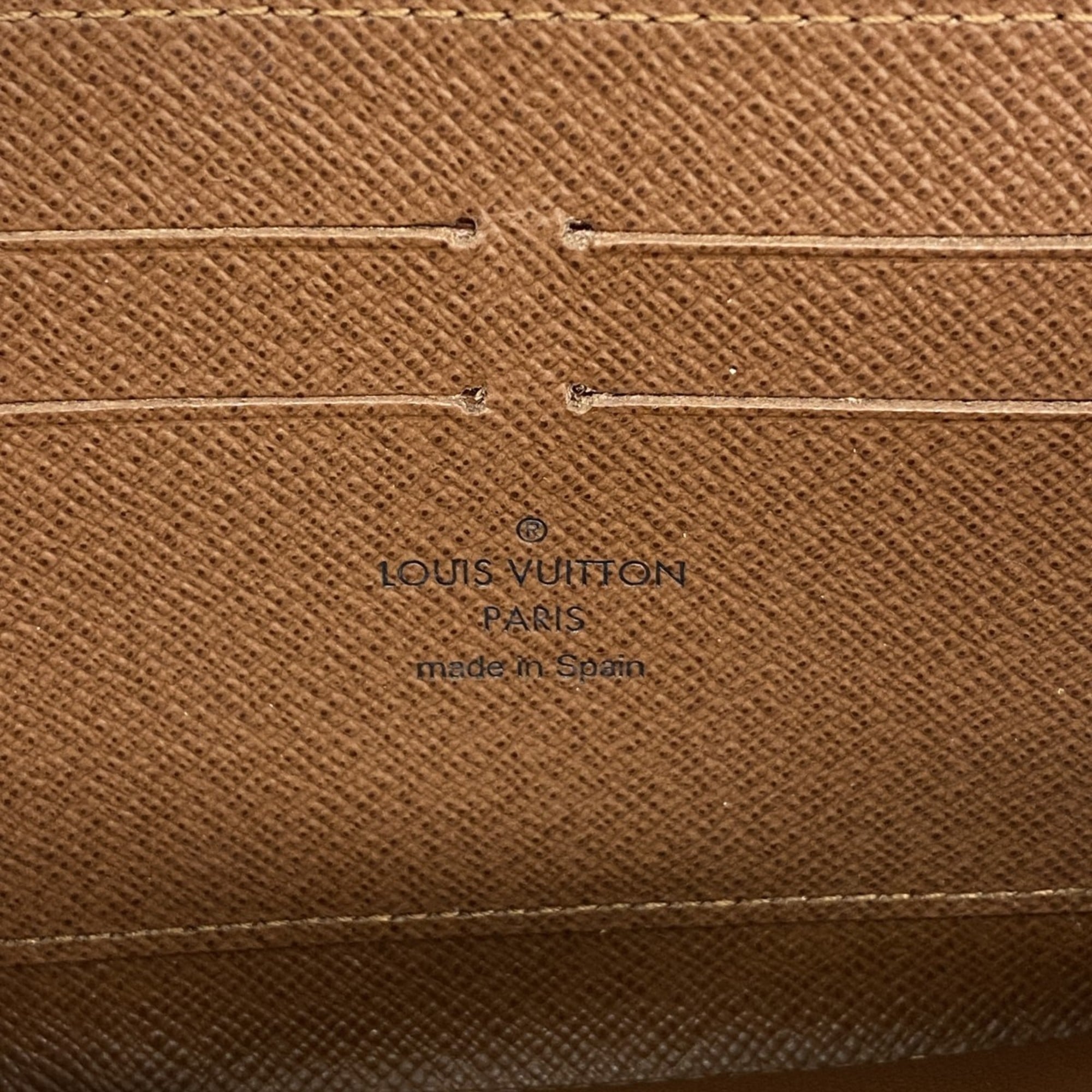 Louis Vuitton Brown Long Wallet (Bi-Fold) (Pre-Owned)