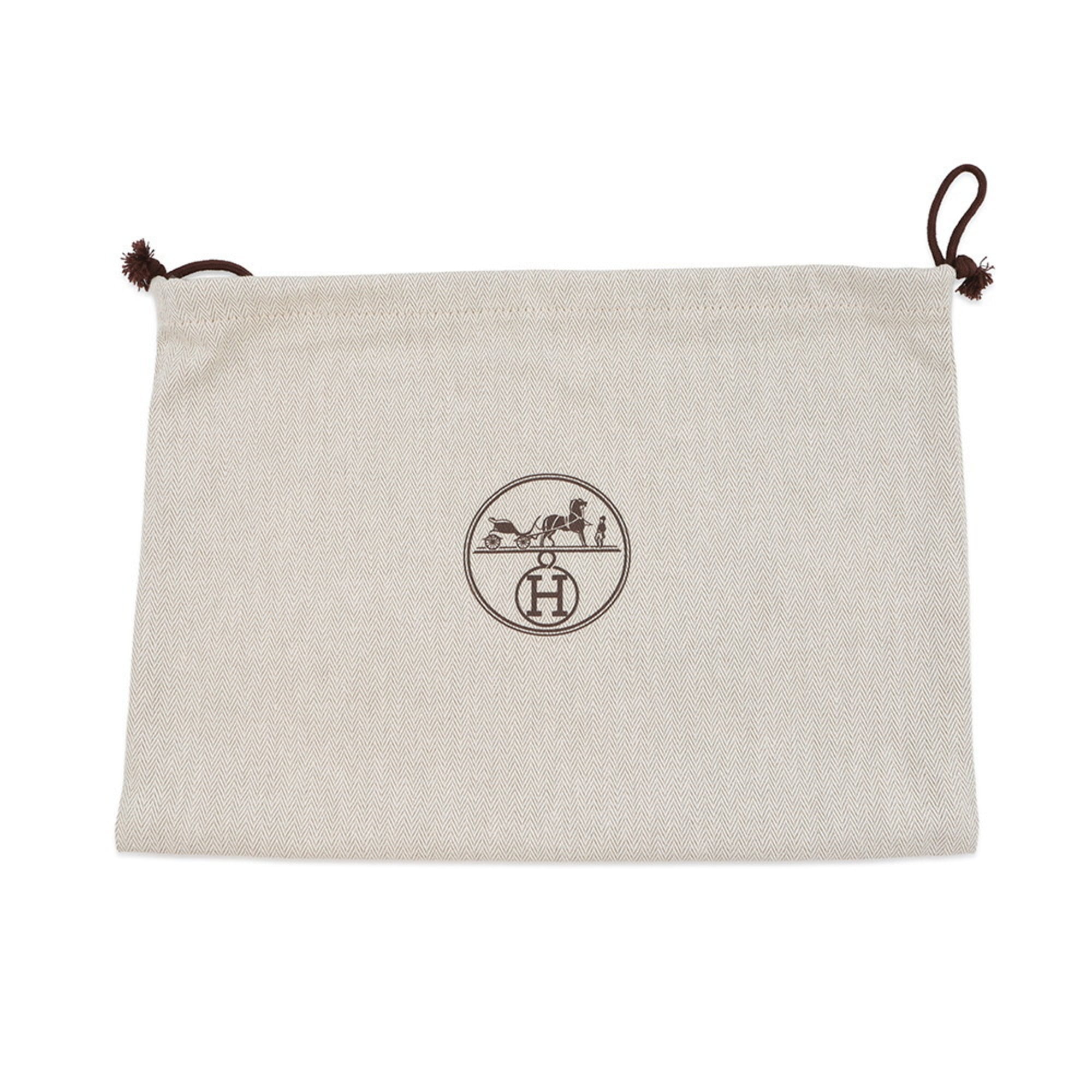 Hermes Silver Wool 100% Pouch (Pre-Owned)