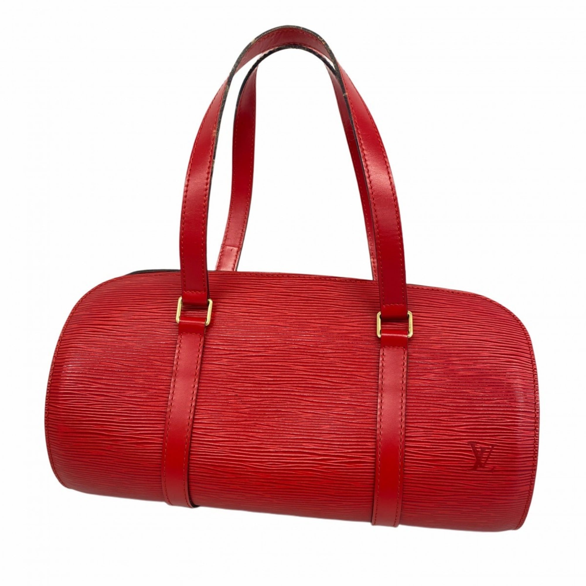 Louis Vuitton Castilian Red Handbag (Pre-Owned)
