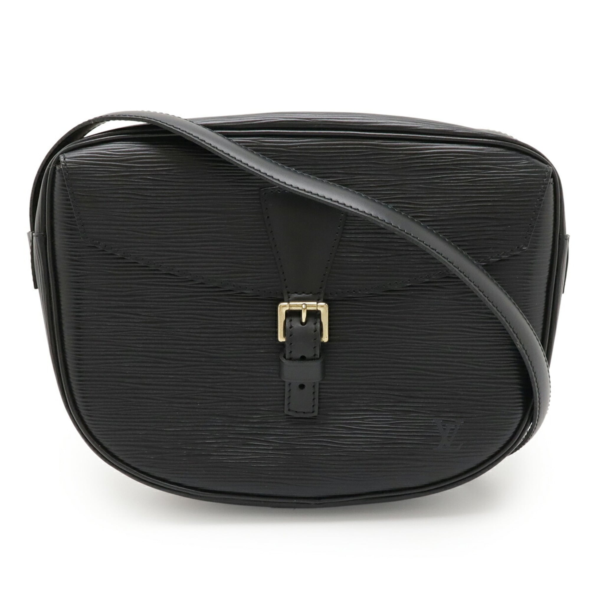 Louis Vuitton Black Noir Epi Leather Pochette Shoulder Bag (Pre-Owned)