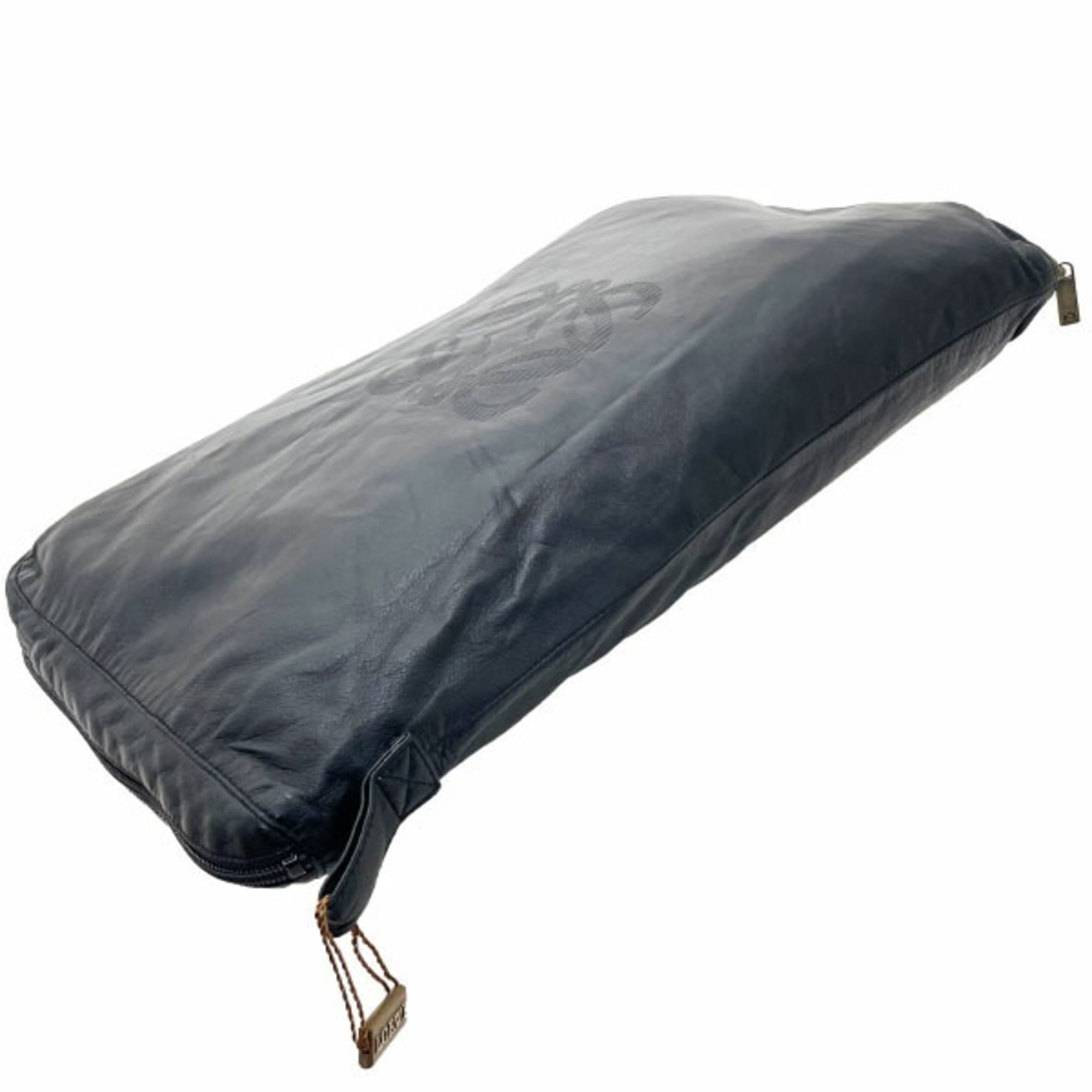 Loewe Black Leather Pouch (Pre-Owned)