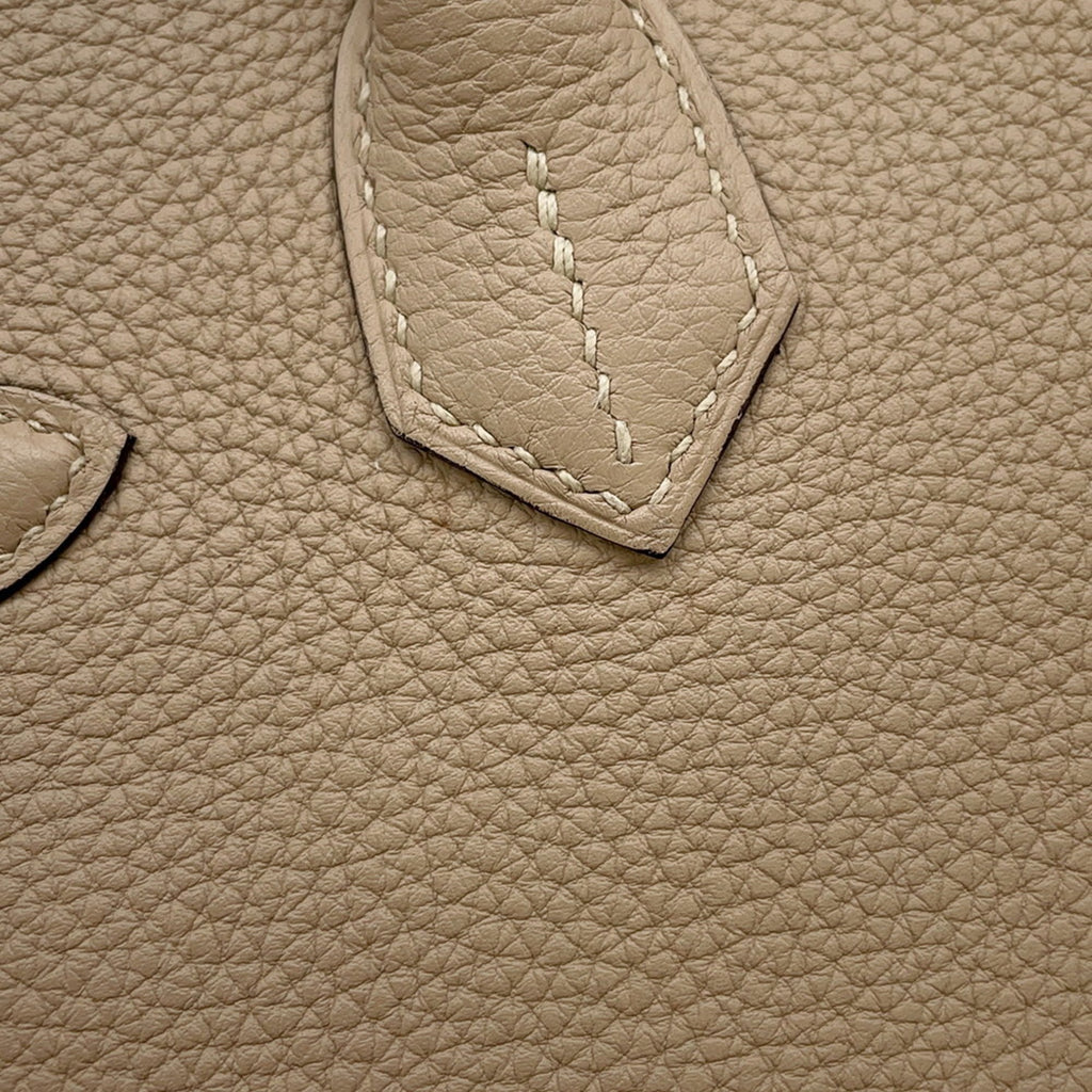 Hermes Birkin Gold Togo Leather Handbag (Pre-Owned)
