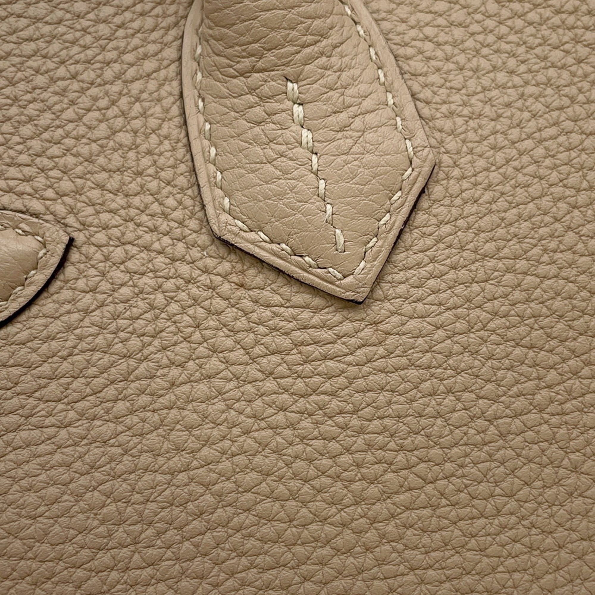 Hermes Birkin Gold Togo Leather Handbag (Pre-Owned)