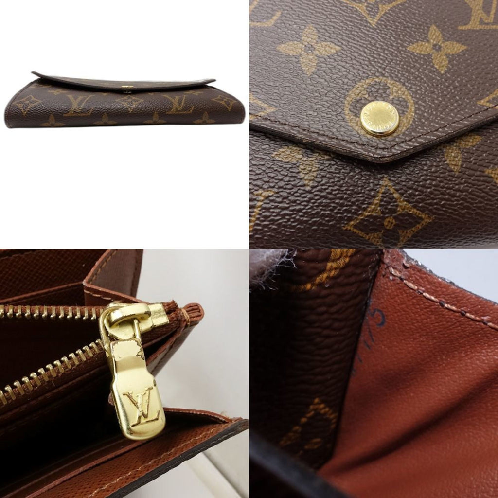 Louis Vuitton Monogram Brown Monogram Monogram Long Wallet (Bi-Fold) (Pre-Owned)