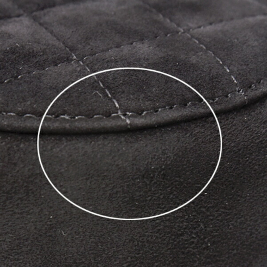Chanel Matelasse Black Suede Shoulder Bag (Pre-Owned)