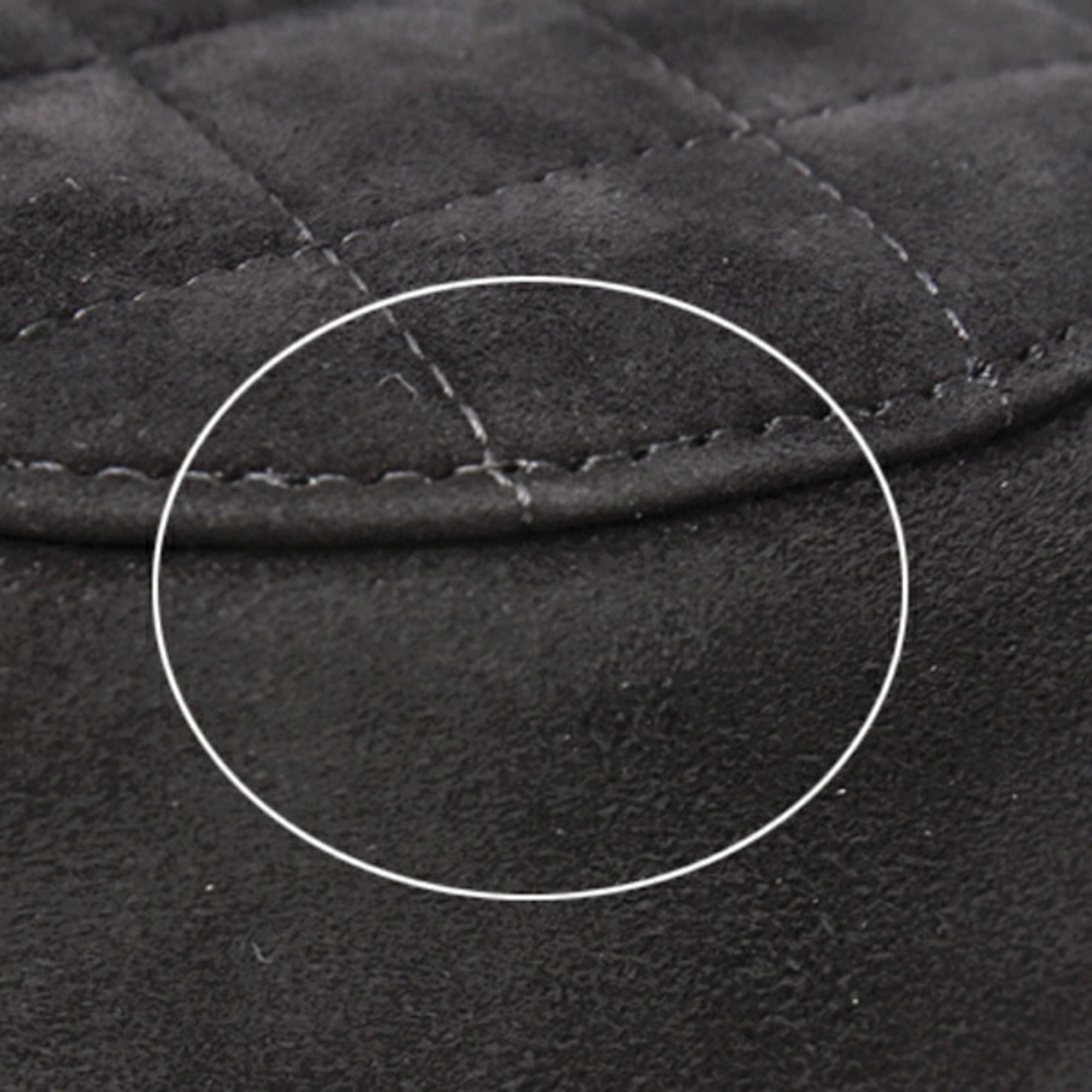 Chanel Matelasse Black Suede Shoulder Bag (Pre-Owned)
