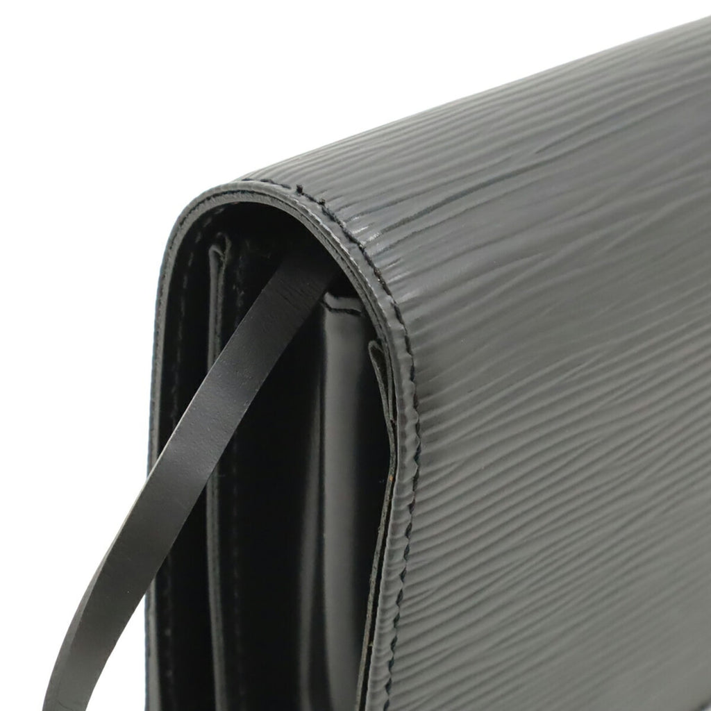 Louis Vuitton Black Noir Epi Leather Shoulder Bag (Pre-Owned)