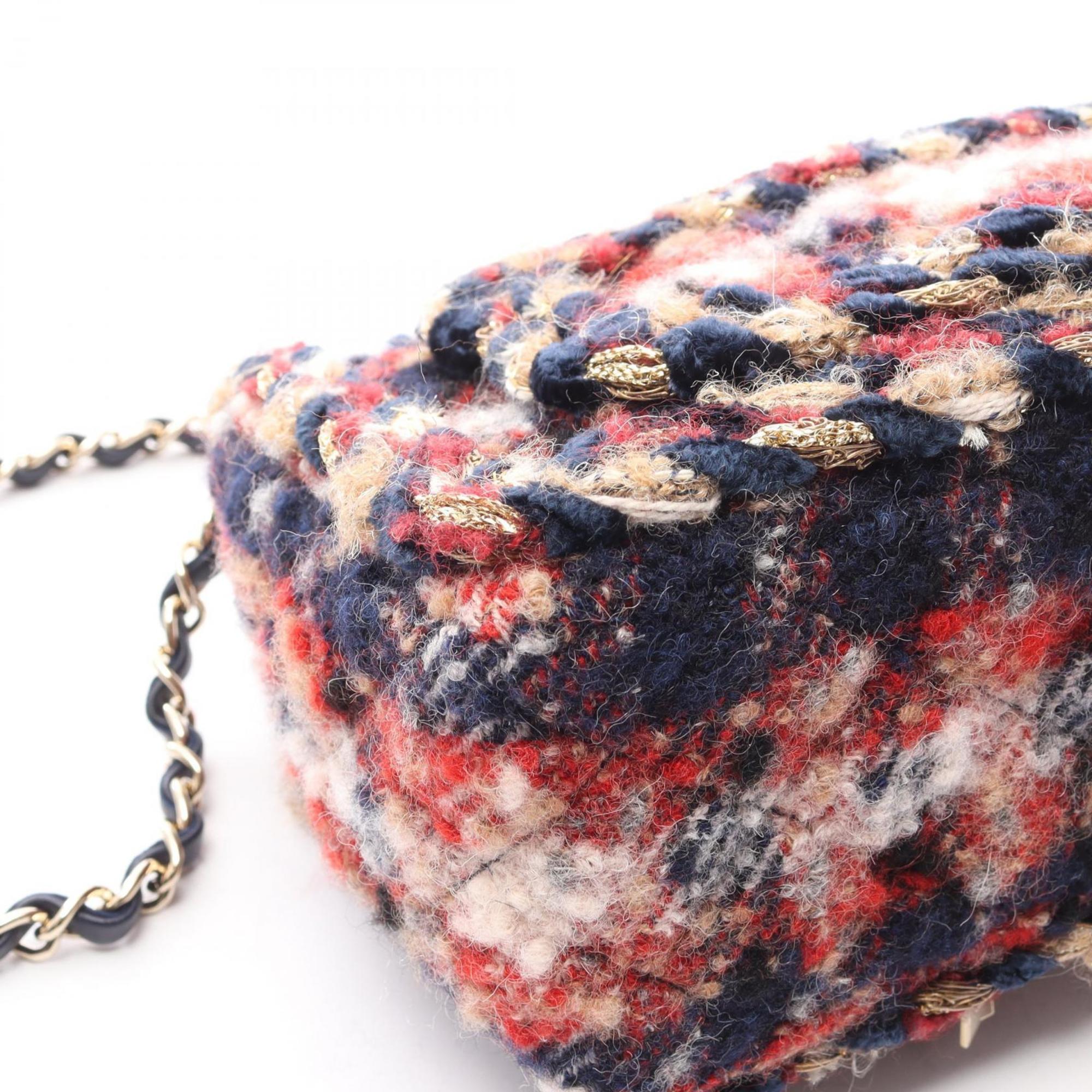 Chanel Multi-Color Fabric Shoulder Bag (Pre-Owned)