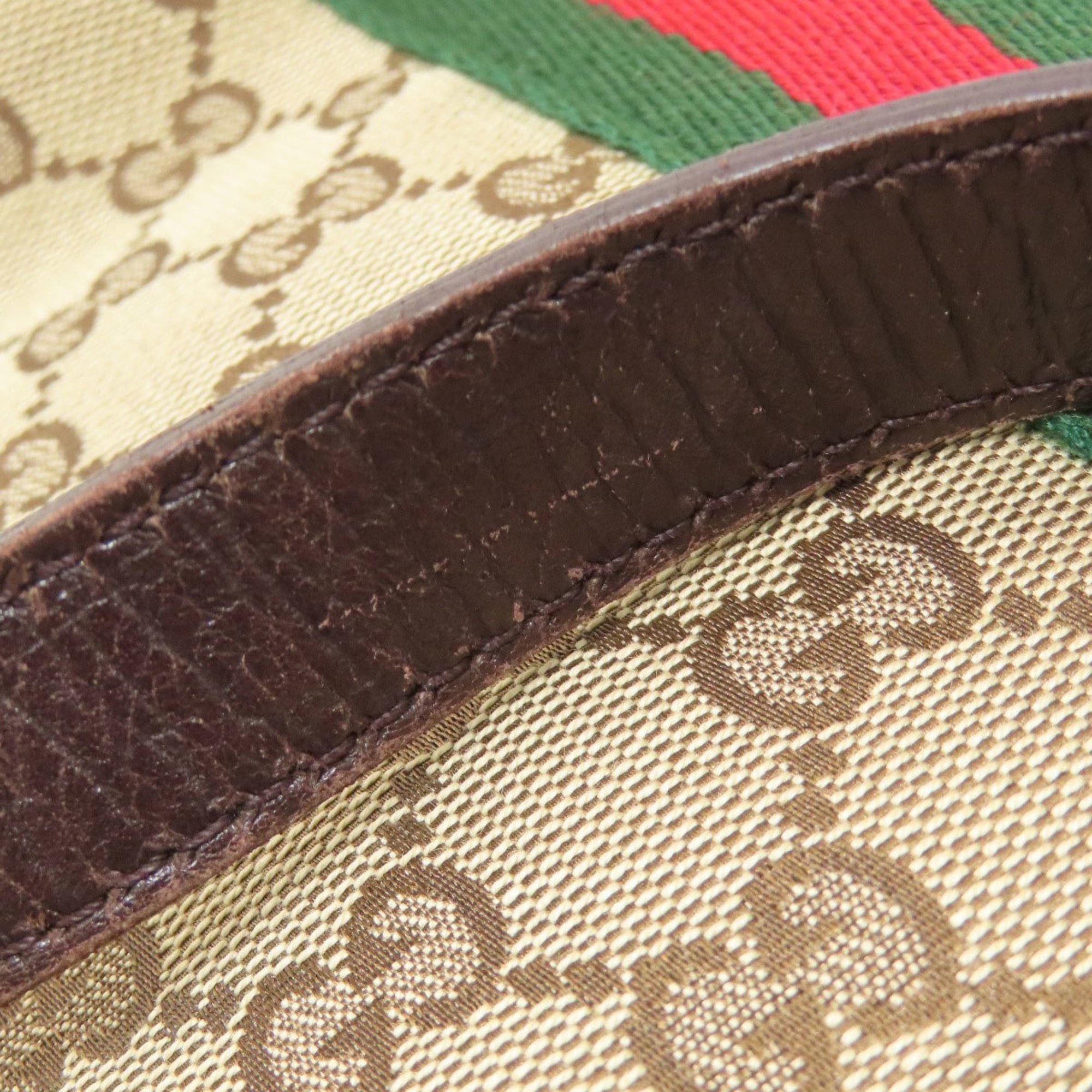 Gucci Brown Canvas Tote Bag (Pre-Owned)