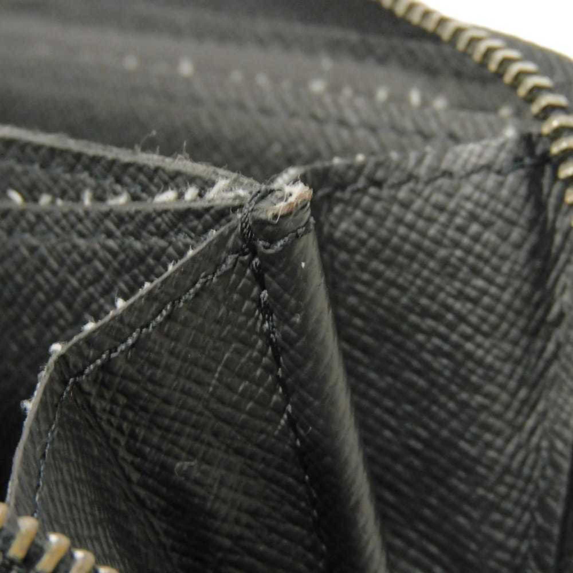 Louis Vuitton Black Noir Monogram Eclipse Canvas Leather Coin Purse/Coin Case (Pre-Owned)
