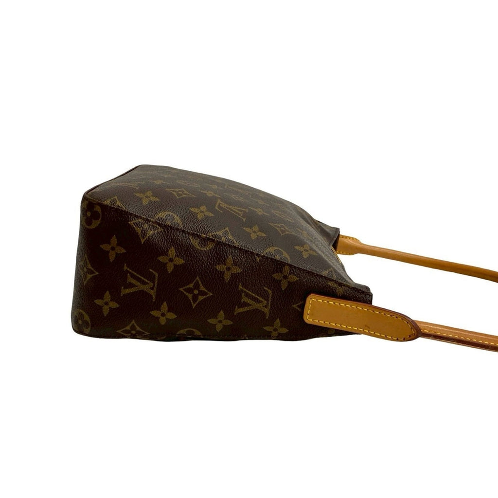 Louis Vuitton Brown Leather Pvc Shoulder Bag Tote Bag (Pre-Owned)