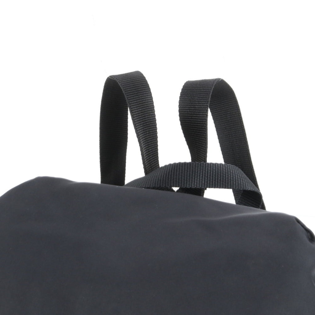 Prada Black Leather Nylon Backpack Shoulder Bag (Pre-Owned)