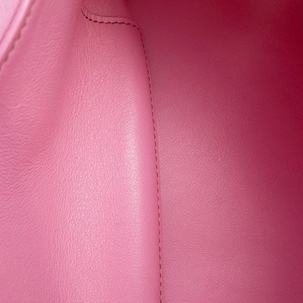 Hermes Jypsiere Pink Swift Leather Shoulder Bag (Pre-Owned)