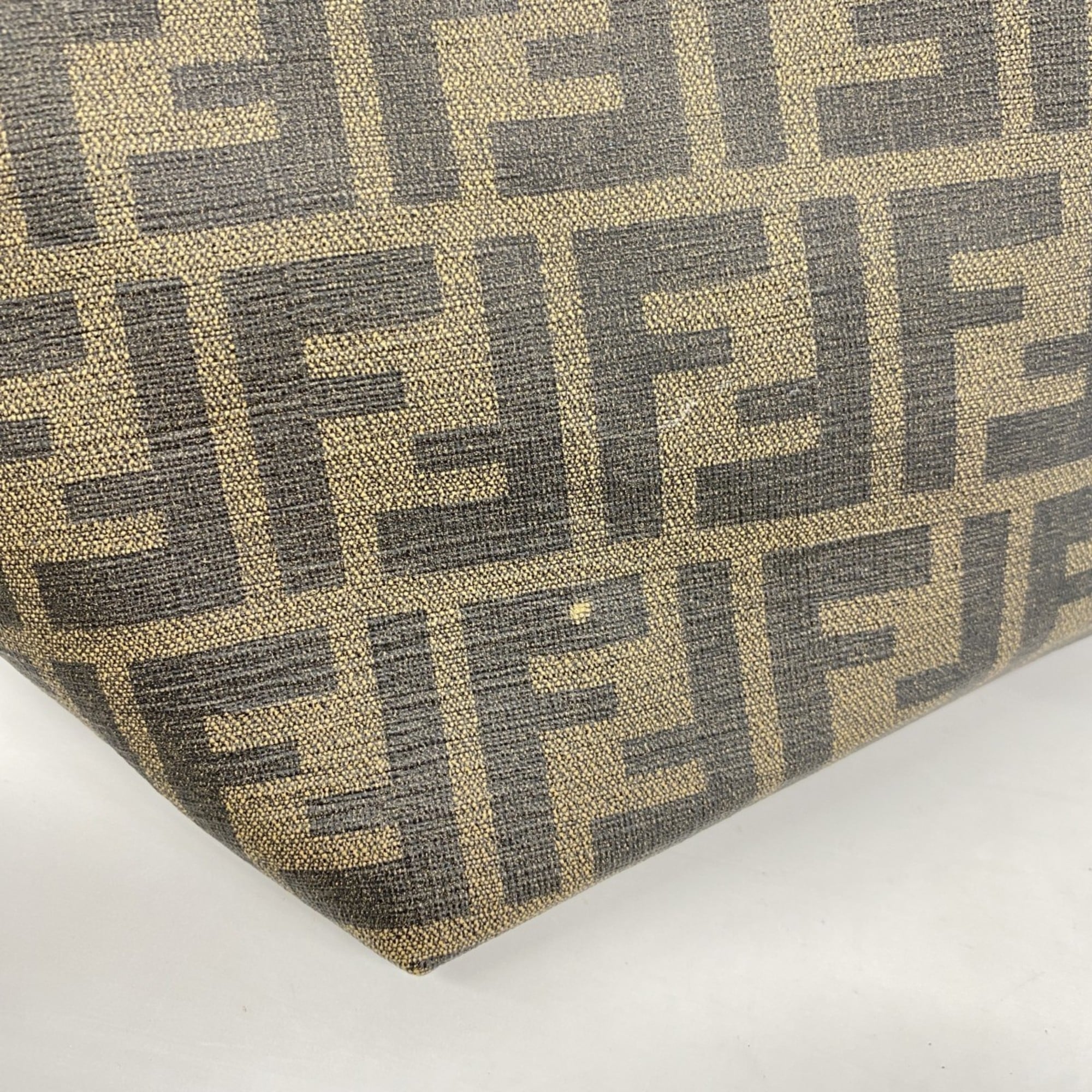 Fendi Brown Pvc Tote Bag (Pre-Owned)