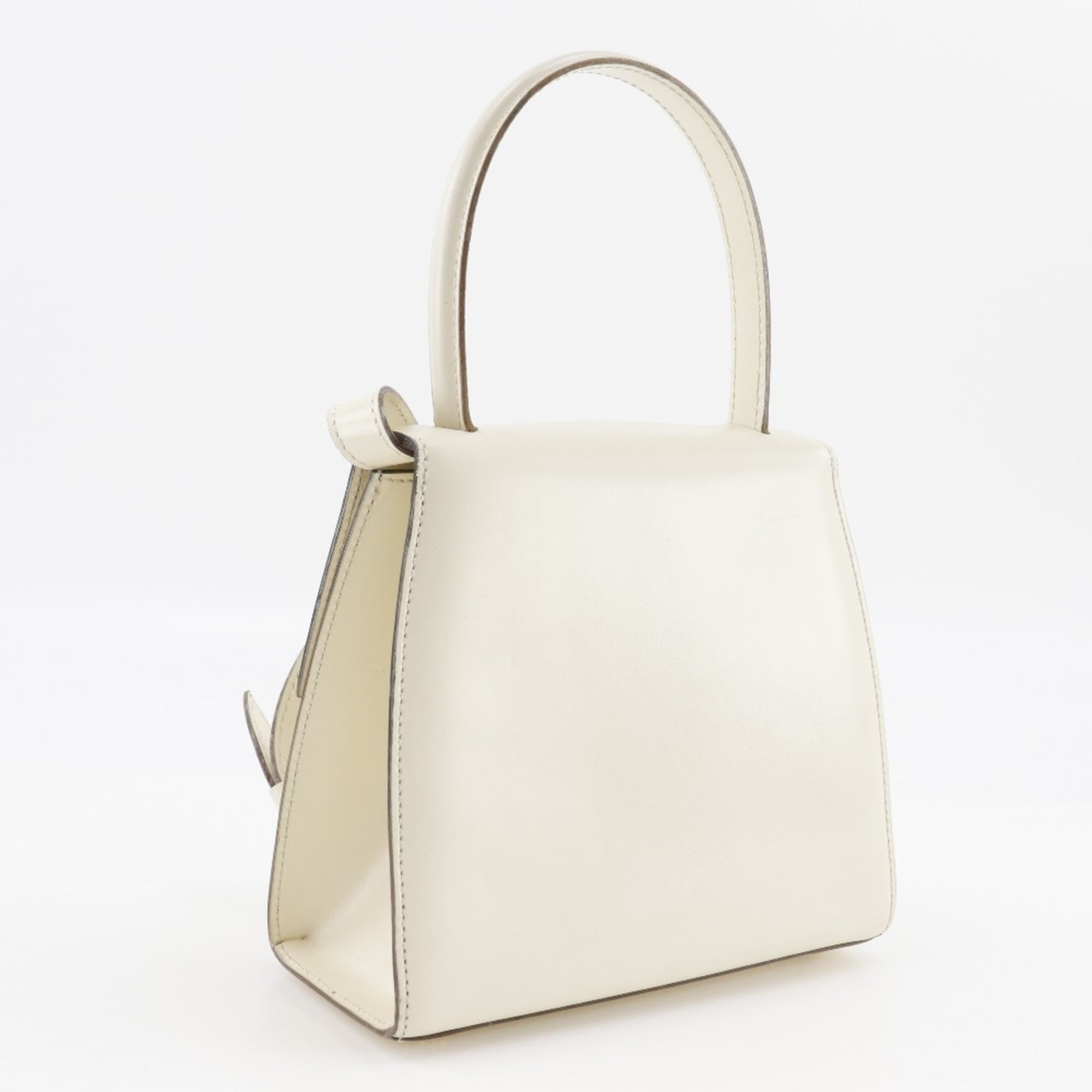 Celine White Leather Handbag (Pre-Owned)