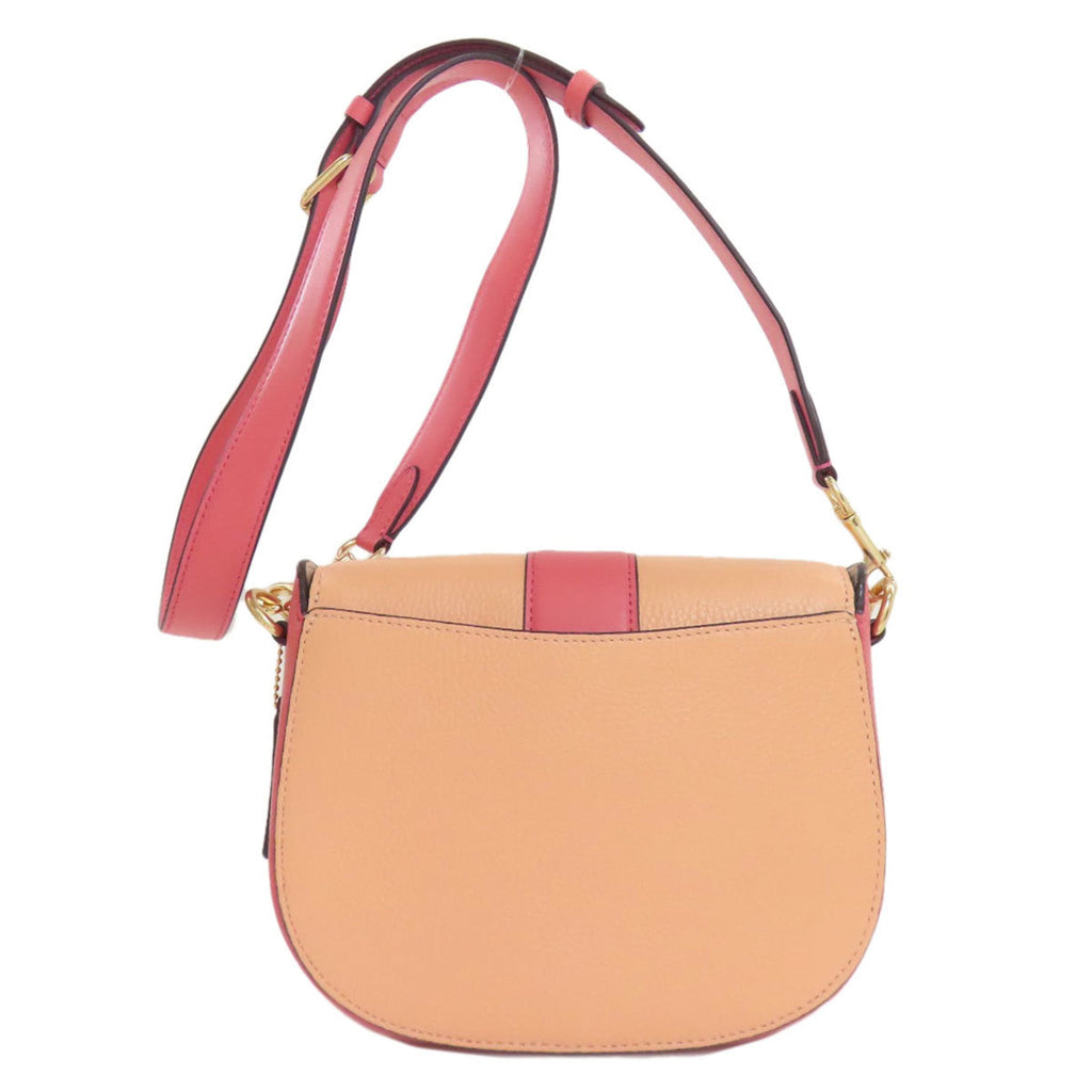 Coach Pink Leather Shoulder Bag (Pre-Owned)