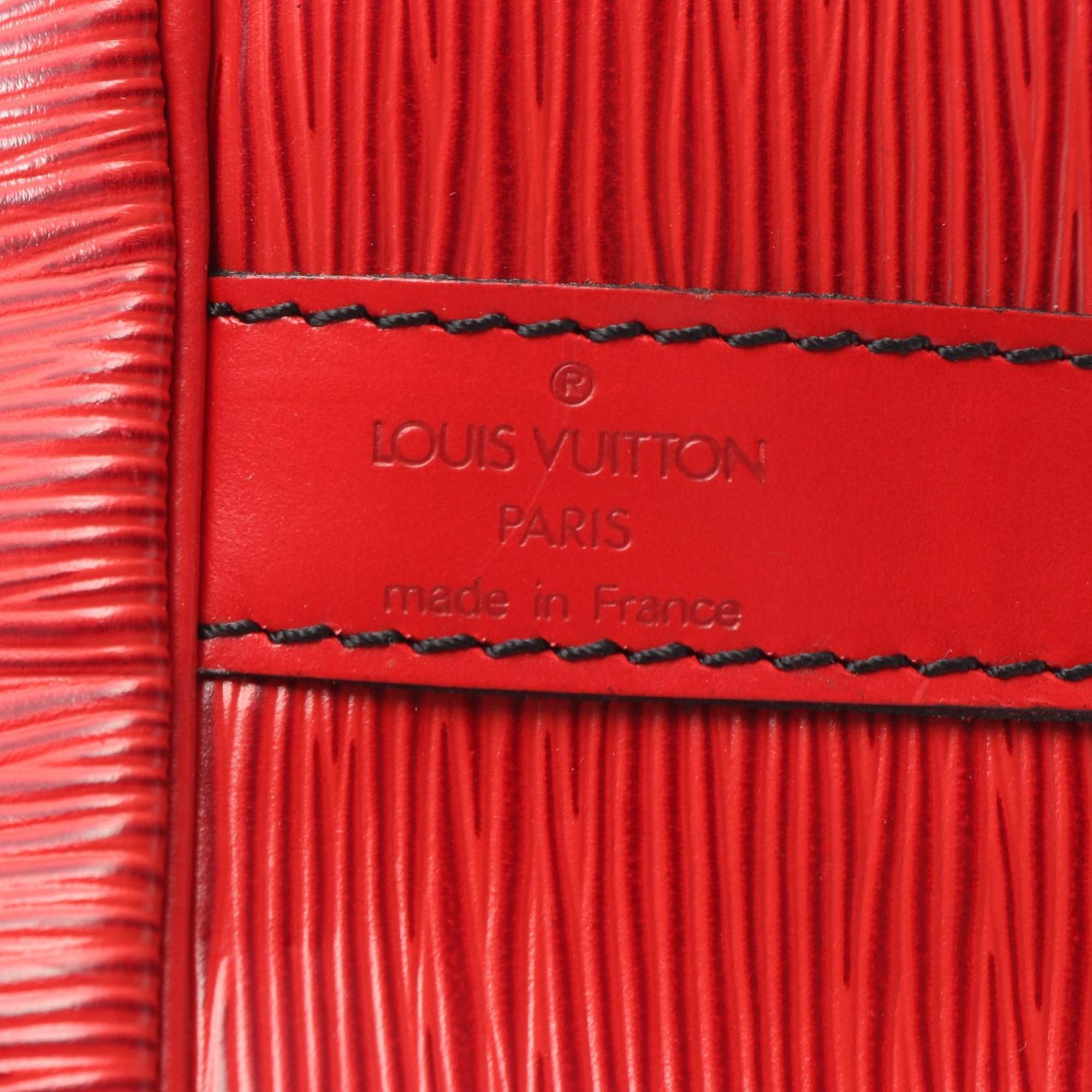 Louis Vuitton Red Color Epi Leather Shoulder Bag (Pre-Owned)