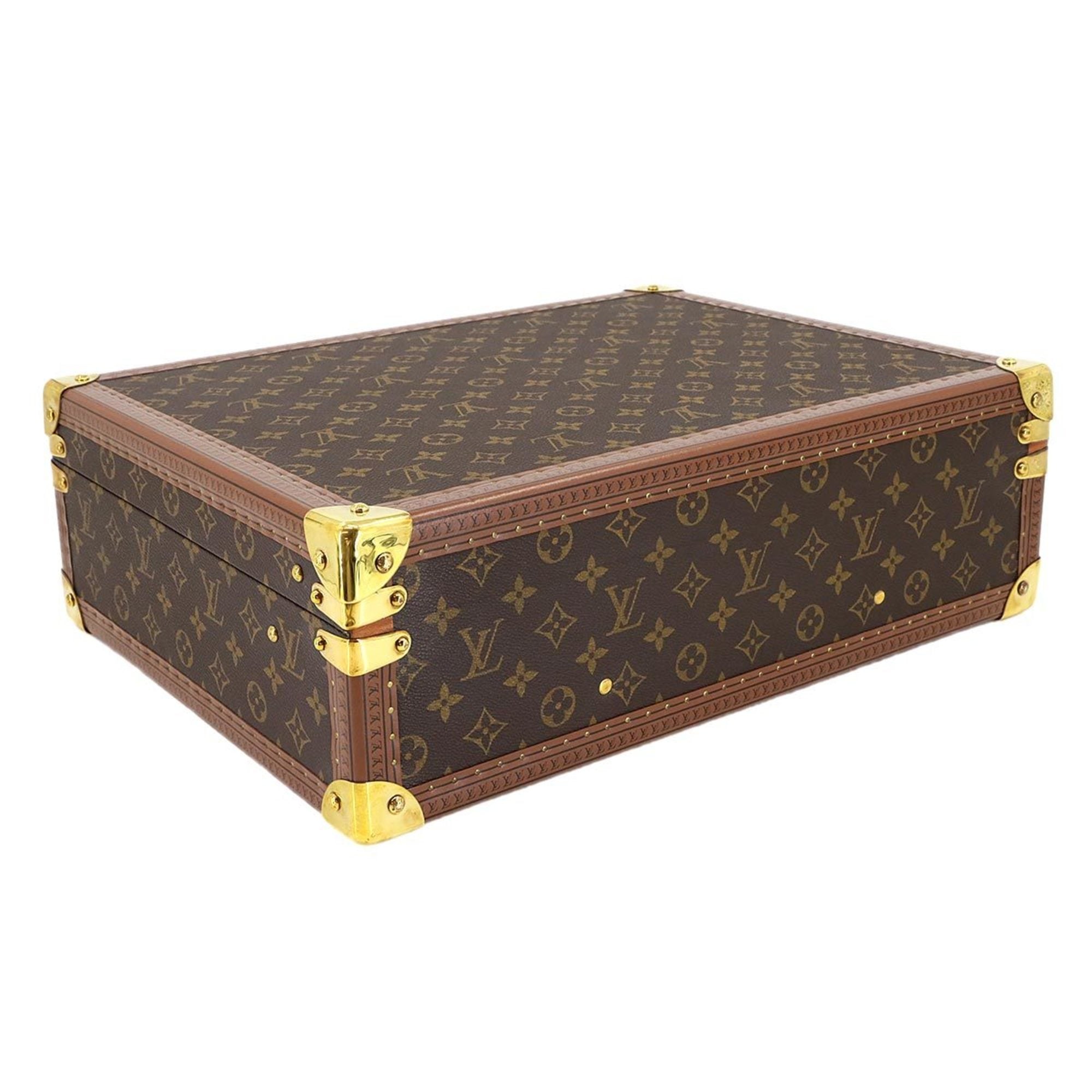 Louis Vuitton Brown Monogram Monogram Attaché Case Handbag (Pre-Owned)