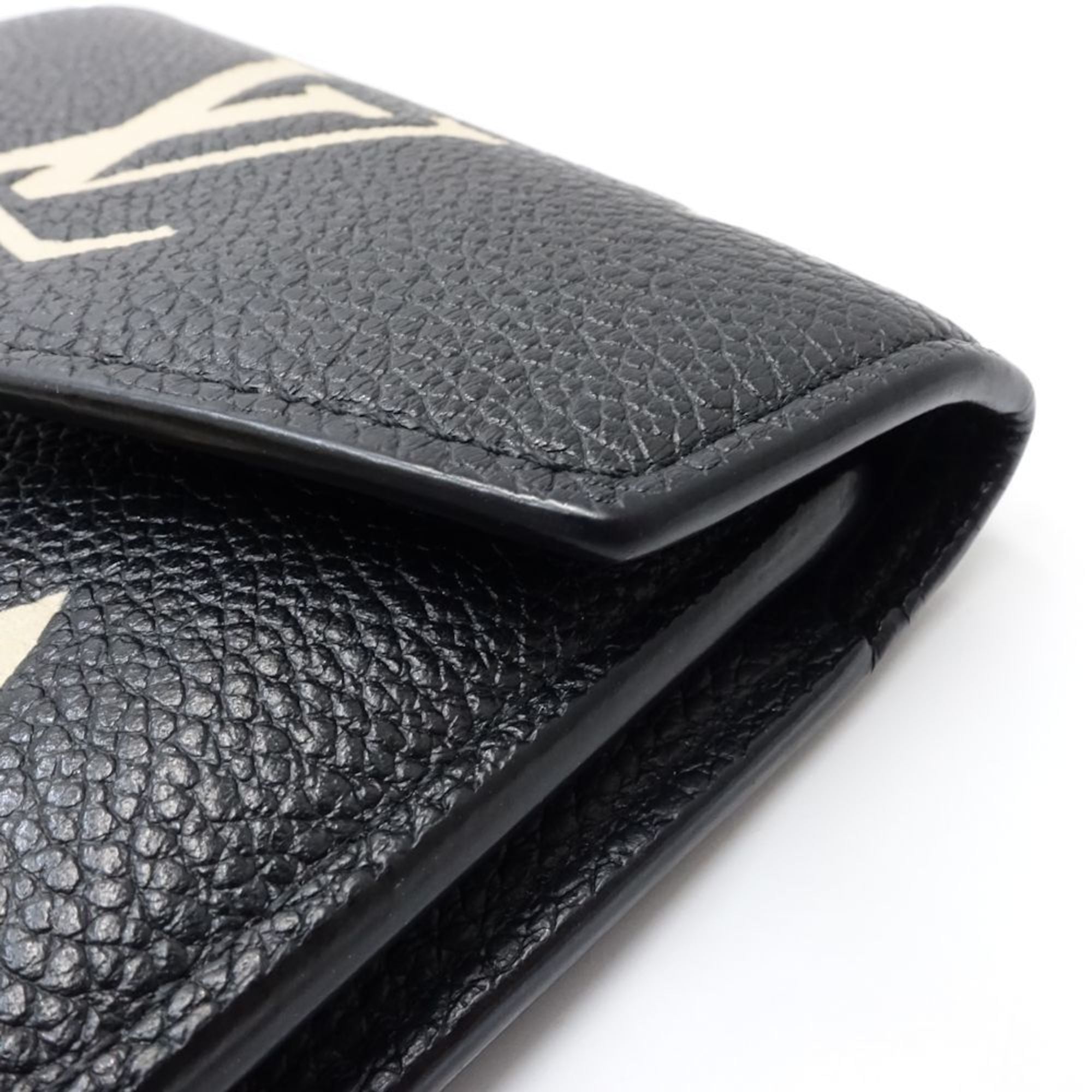 Louis Vuitton Monogram Bicolor Monogram Noir Monogram Empreinte Wallet (Tri-Fold) (Pre-Owned)