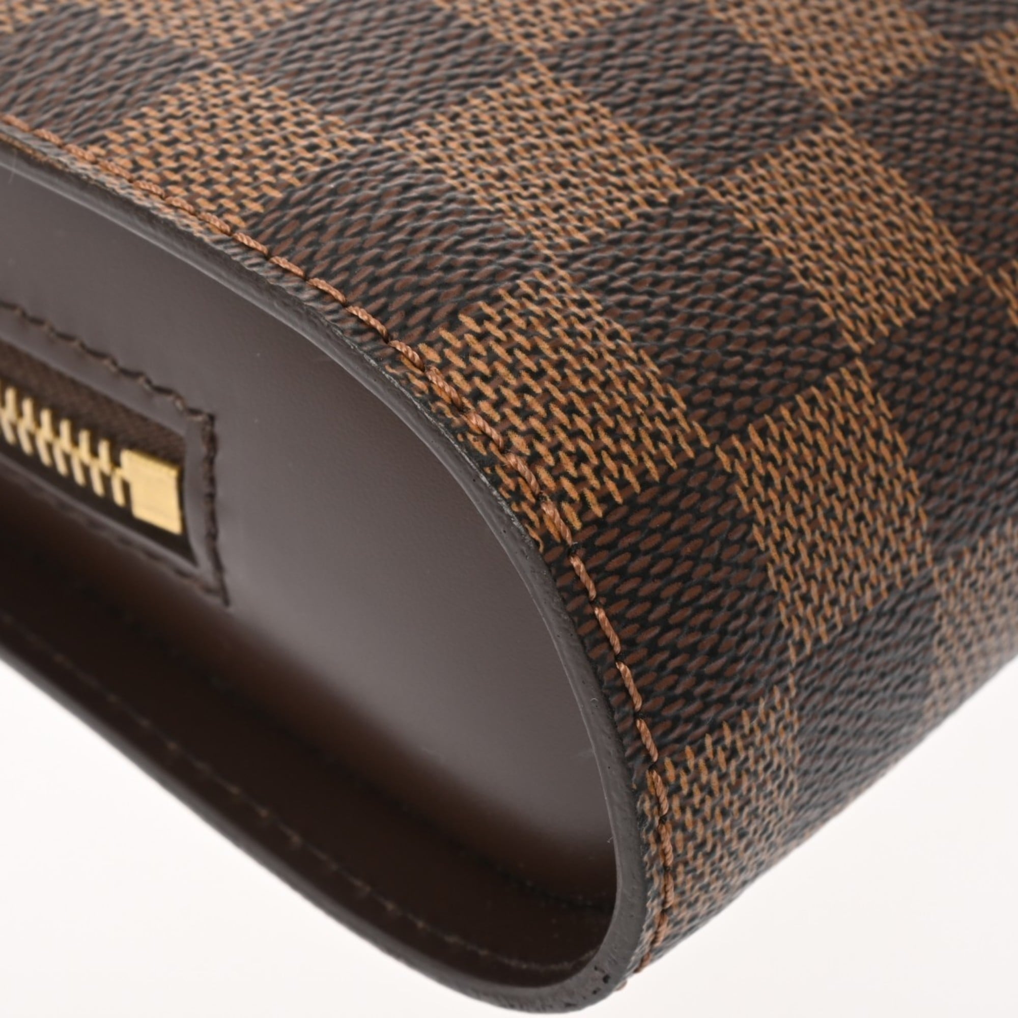 Louis Vuitton Brown Damier Canvas Clutch Bag (Pre-Owned)