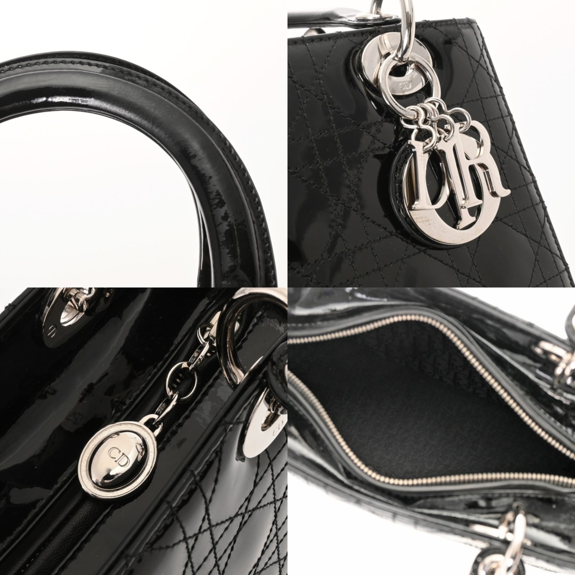 Christian Dior Black Leather Handbag (Pre-Owned)
