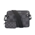 Louis Vuitton Black Gray Damier Graphite Shoulder Bag (Pre-Owned)